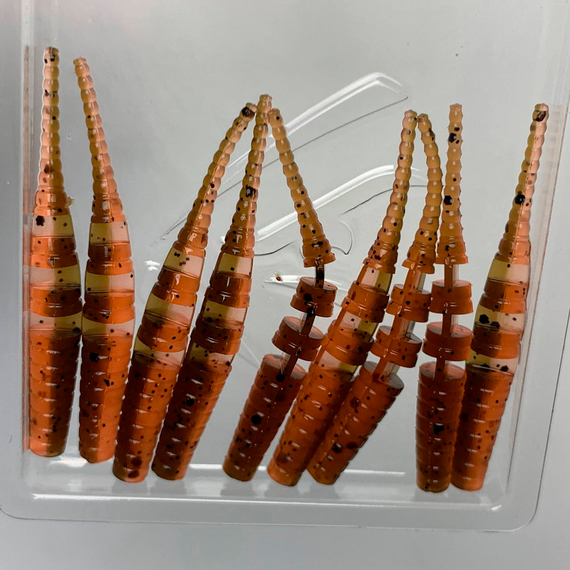 Силікон Select Javik 1.8" col.217 (9 шт/упак), Довжина силікону: 1.8" (4.57 см), Колір силікону: 217, фото , изображение 16