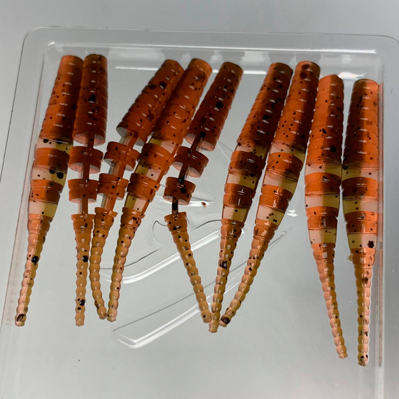 Силікон Select Javik 1.8" col.217 (9 шт/упак), Довжина силікону: 1.8" (4.57 см), Колір силікону: 217, фото , изображение 17