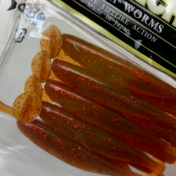 Силікон Keitech Easy Shiner 3" (10 шт/упак), колір:pal#07 motoroil red flake, Довжина силікону: 3" (7.6 см), Колір силікону: pal#07 motoroil red flake, фото , изображение 16