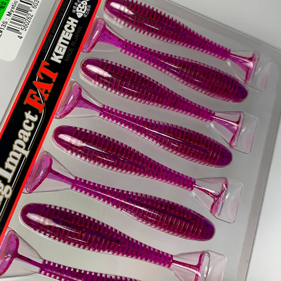 Силикон Keitech Swing Impact FAT 2.8" (8 шт/упак) цвет: pal#13 mistic spice, Длина силикона: 2.8" (7.1 см), Расцветка силикона: PAL#13 Mistic Spice, фото , изображение 6