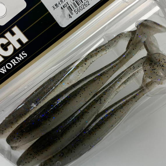 Силикон Keitech Easy Shiner 4" (7 шт/упак) ц:440 electric shad, Длина силикона: 4" (10.2 см), Расцветка силикона: 440 Electric Shad, фото , изображение 8