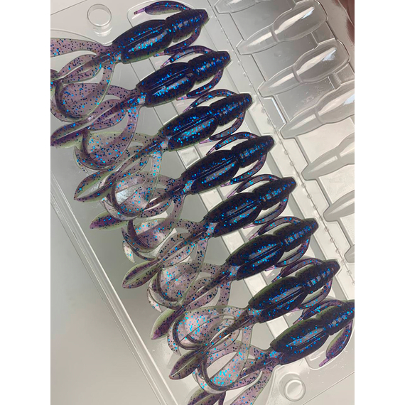 Силікон Keitech Crazy Flapper 2.8" (8 шт/уп), колір: pal#06 violet lime berry, Довжина силікону: 2.8" (7.1 см), Колір силікону: PAL#06 Violet Lime Berry, фото , изображение 8