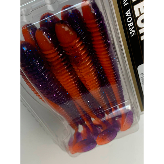 Силікон Keitech Swing Impact 4" (8 шт/упак), колір:pal#09 violet fire, Довжина силікону: 4" (10.2 см), Колір силікону: PAL#09 Violet Fire, фото , изображение 11