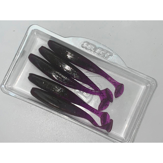 Силікон Select Easy Shad 3" col.888 (5 шт/упак), Довжина силікону: 3" (7.62 см), Колір силікону: 888, фото , изображение 8