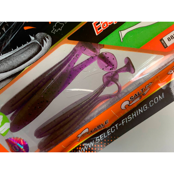 Силікон Select Easy Shad 3" col.888 (5 шт/упак), Довжина силікону: 3" (7.62 см), Колір силікону: 888, фото , изображение 13