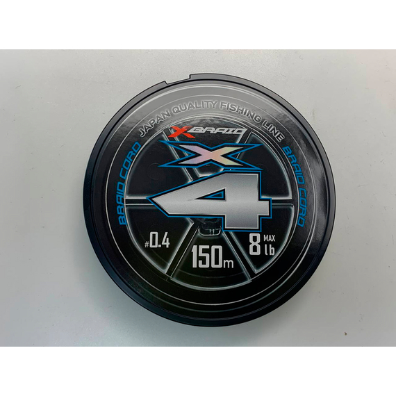 Шнур YGK X-Braid Braid Cord X4 150m #0.4/0.104mm 8lb/3.6kg, Діаметр: #0.4/0.104mm, фото , изображение 7