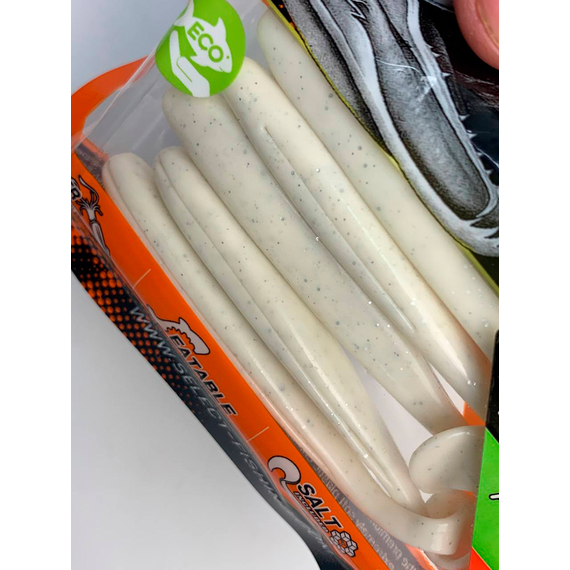 Силікон Select Easy Shad 3.5" #557 — їстівний віброхвіст для судака, щуки та великого окуня (5 шт/упак), Довжина силікону: 3.5" (8.89 см), Колір силікону: 557, фото , изображение 10