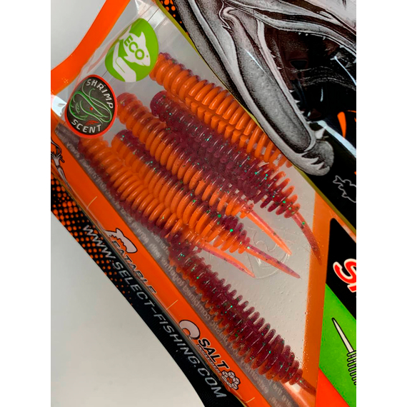 Силікон Select Snack 2.5" col.277 (6 шт/пак), Довжина силікону: 2.5" (6.1 см), Колір силікону: 277, фото , изображение 6