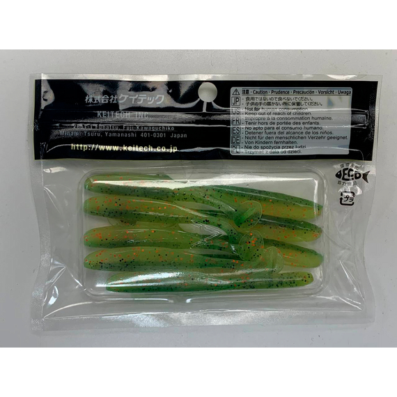 Силікон Keitech Easy Shiner 3" (10 шт/упак), колір:ea#05 hot fire tiger, Довжина силікону: 3" (7.6 см), Колір силікону: EA#05 Hot Fire Tiger, фото , изображение 11