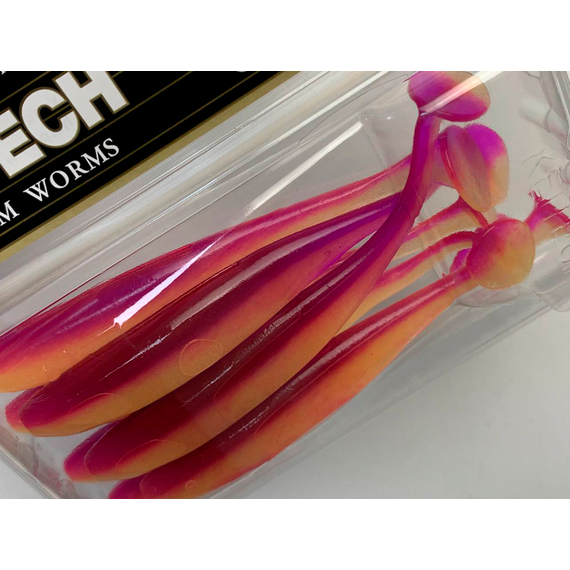 Силікон Keitech Easy Shiner 4" (7 шт/упак), колір:pal#12 grape shad, Довжина силікону: 4" (10.2 см), Колір силікону: PAL#12 Grape Shad, фото , изображение 10