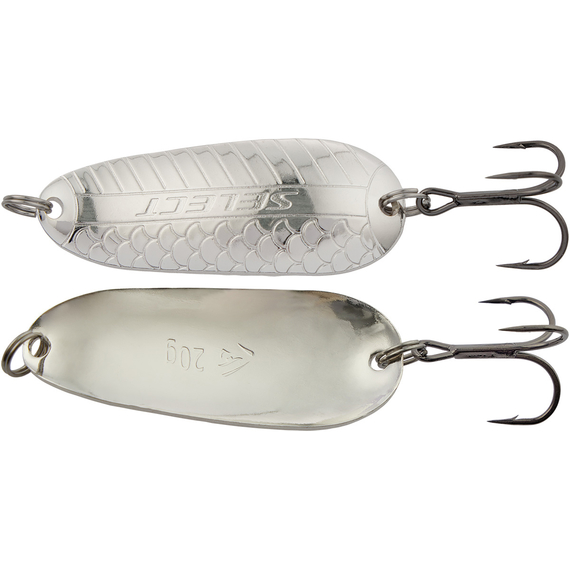 Блешня Select Grandex 20.0g 63mm #01 (срібло), Вага блешні: 20г, Колір блешні: 01, фото 