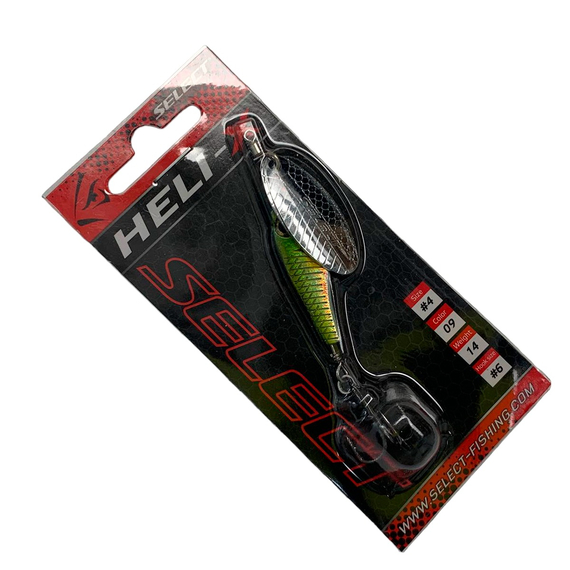 Блешня Select Heli-X №4 14.0g #09, Вага блешні: 14г, Колір блешні: 09, фото , изображение 2