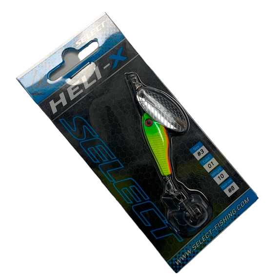 Блешня Select Heli-X №3 10.0g #01, Вага блешні: 10г, Колір блешні: 01, фото , изображение 5
