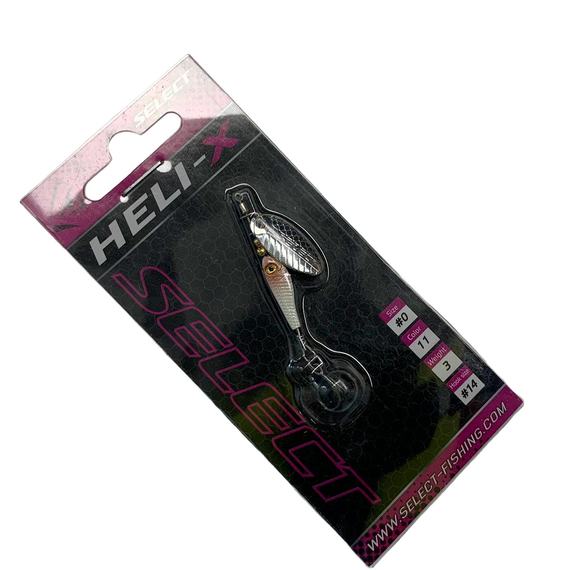 Блешня Select Heli-X №0 3.0g #11, Вага блешні: 3г, Колір блешні: 11, фото , изображение 3