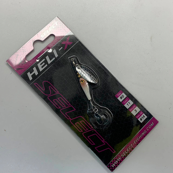 Блешня Select Heli-X №0 3.0g #11, Вага блешні: 3г, Колір блешні: 11, фото , изображение 5