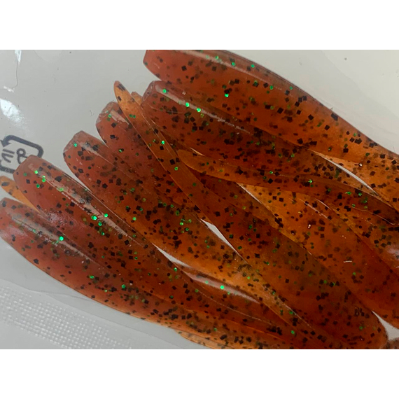 Силикон Keitech Shad Impact 2" (12 шт/упак) ц:ea#01 orange pepper, Длина силикона: 2" (5.1 см), Расцветка силикона: EA#01 Orange Pepper, фото , изображение 10