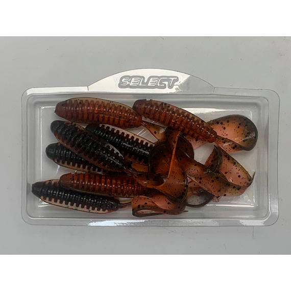 Силикон Select Freek 3.3" col.217 (7 шт/упак), Длина силикона: 3.3" (8.38 см), Расцветка силикона: 217, фото , изображение 8