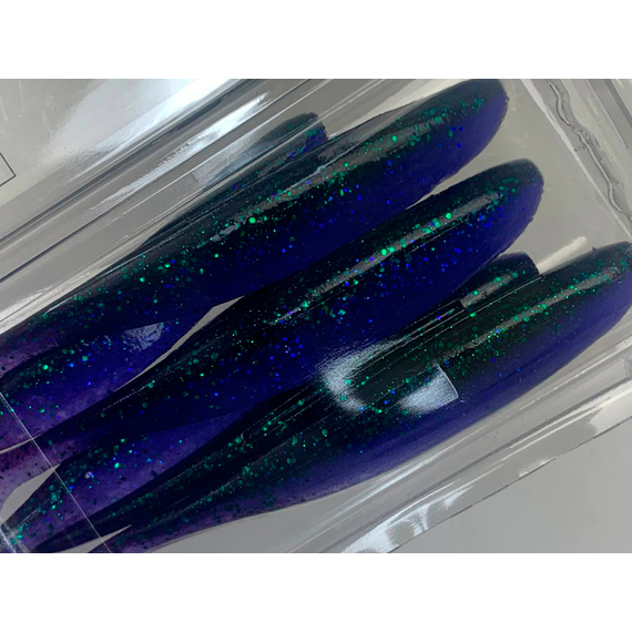 Силикон Keitech Easy Shiner 4.5" (6 шт/упак) ц:408 electric june bug, Длина силикона: 4.5" (11.4 см), Расцветка силикона: 408 Electric June Bug, фото , изображение 9