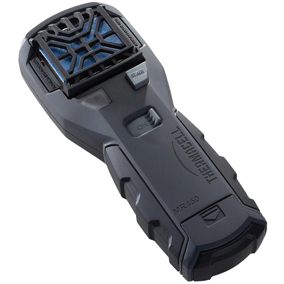 Устройство от комаров Thermacell MR-450X. Фумигатор от мошек и комаров Термасел, Выберите цвет: сірий, фото , изображение 5