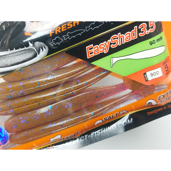Силикон Select Easy Shad 3.5" col.900 (5 шт/упак), Длина силикона: 3.5" (8.89 см), Расцветка силикона: 900, фото , изображение 10