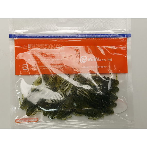 Силікон Reins AX Craw Mini 2" 001 Watermelon Seed (12шт/уп), Довжина силікону: 2.0" (5,08 см), Колір силікону: 001 Watermelon Seed, фото , изображение 5