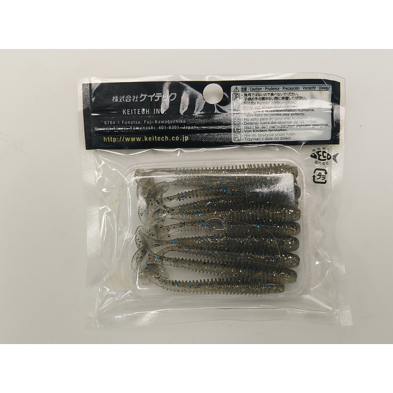 Силікон Keitech Swing Impact 2.5" (10 шт/упак), колір:418 bluegill flash, Довжина силікону: 2.5" (6.3 см), Колір силікону: 418 Bluegill Flash, фото , изображение 12