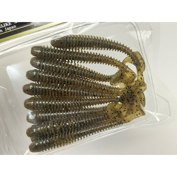 Силікон Keitech Swing Impact 2.5" (10 шт/упак), колір:101 green pumpkin pp., Довжина силікону: 2.5" (6.3 см), Колір силікону: 101 Green Pumpkin PP, фото , изображение 4