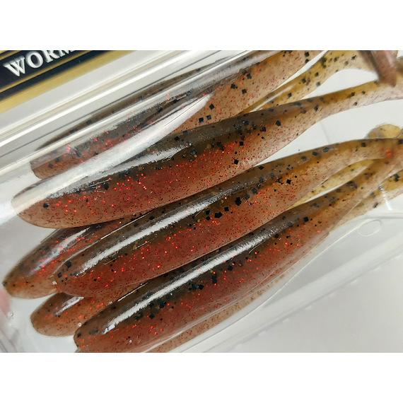 Силікон Keitech Easy Shiner 3.5", колір:404 red crawdad, Довжина силікону: 3.5" (8.9 см), Колір силікону: 404 Red Crawdad, фото , изображение 10