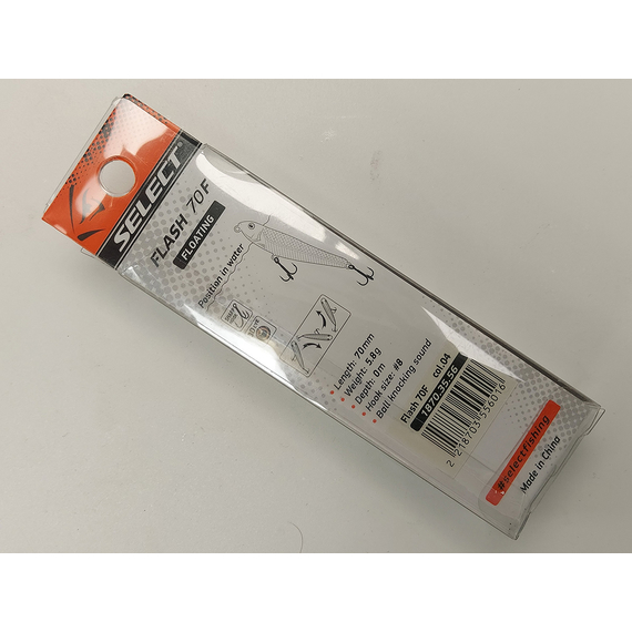 Воблер Select Flash 70F 5.8g col.04 (topwater), Цвет воблера: col.04, фото , изображение 6