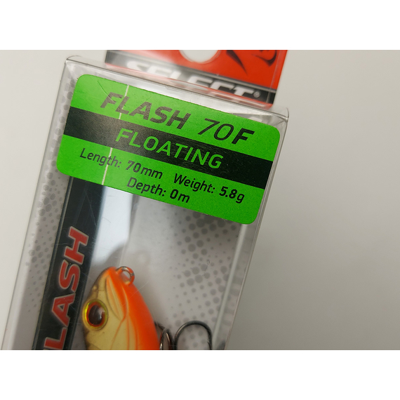 Воблер Select Flash 70F 5.8g col.17 (topwater), Колір воблера: col.17, фото , изображение 4