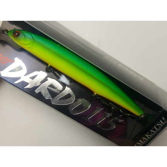 Воблер Imakatsu Super Dardo 115SP 115mm 15.0g #47 Striped Hot Tiger (1.2-2.0m), Цвет воблера: 47 Striped Hot Tiger, фото , изображение 3