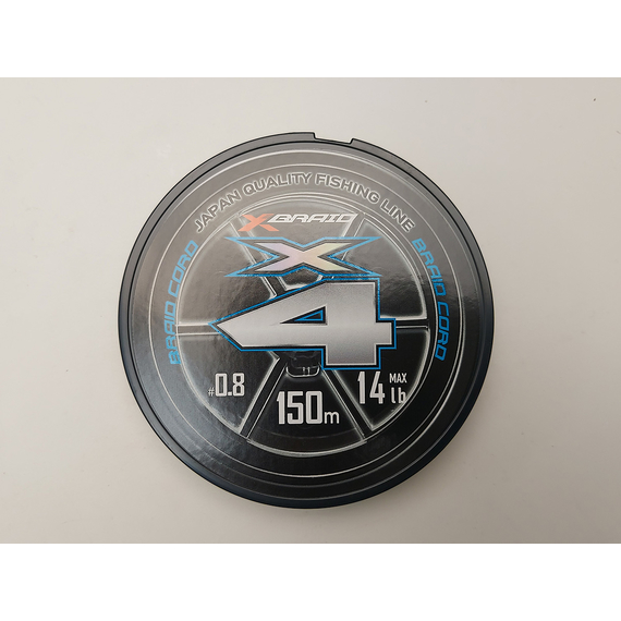 Шнур YGK X-Braid Braid Cord X4 150m #0.8/0.148mm 14lb/6.3kg, Діаметр: #0.8/0.148mm, фото , изображение 5