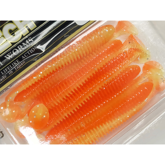 Силікон Keitech Swing Impact 3" (10 шт/упак), колір:pal#04 sun shine lemon, Довжина силікону: 3" (7.6 см), Колір силікону: PAL#04 Sun Shine Lemon, фото , изображение 6