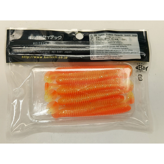 Силікон Keitech Swing Impact 3" (10 шт/упак), колір:pal#04 sun shine lemon, Довжина силікону: 3" (7.6 см), Колір силікону: PAL#04 Sun Shine Lemon, фото , изображение 8