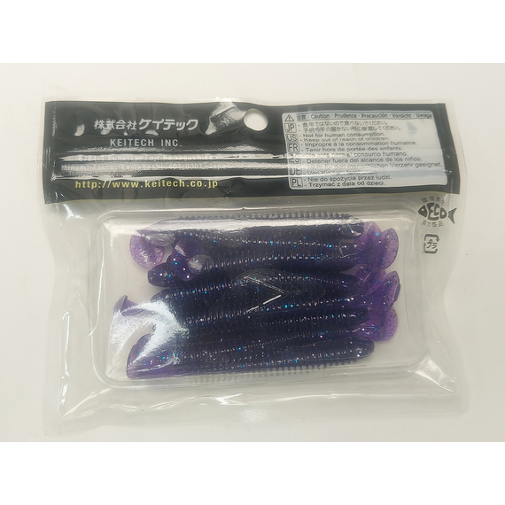 Силікон Keitech Swing Impact 3" (10 шт/упак), колір:ea#04 violet, Довжина силікону: 3" (7.6 см), Колір силікону: EA#04 Violet, фото , изображение 10