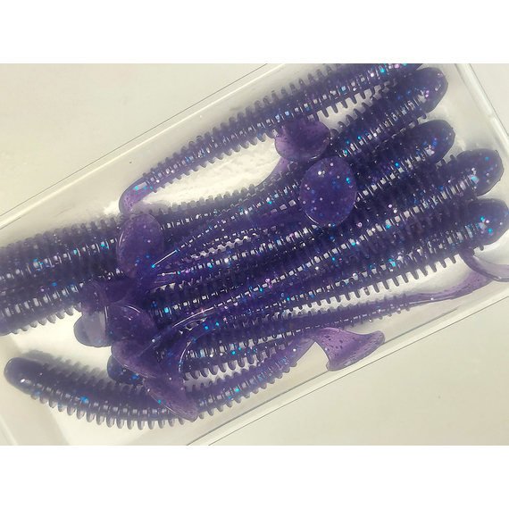 Силікон Keitech Swing Impact 3" (10 шт/упак), колір:ea#04 violet, Довжина силікону: 3" (7.6 см), Колір силікону: EA#04 Violet, фото , изображение 8