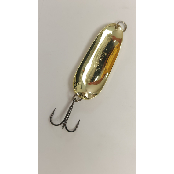 Блешня Select Grandex 20.0g 63mm #02 (золото), Вага блешні: 20г, Колір блешні: 02, фото , изображение 6