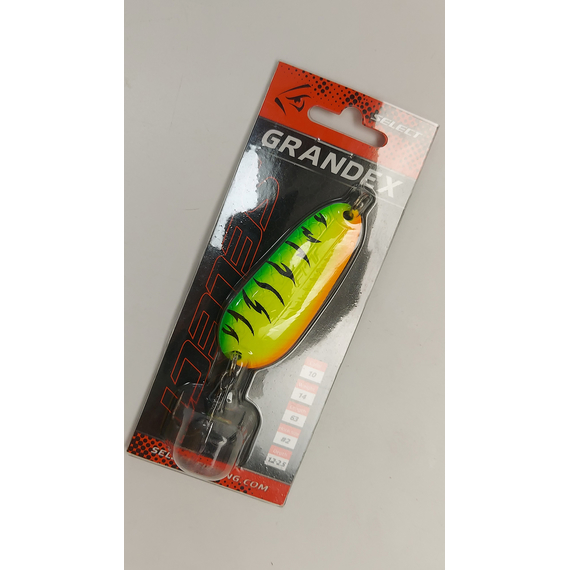 Блешня Select Grandex 14.0g 63mm #10, Вага блешні: 14г, Колір блешні: 10, фото , изображение 3