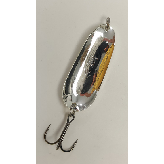 Блешня Select Grandex 20.0g 63mm #01 (срібло), Вага блешні: 20г, Колір блешні: 01, фото , изображение 4