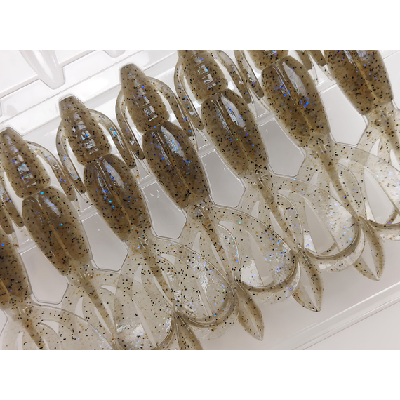 Силікон Keitech Crazy Flapper 3.6" (7 шт/упак), колір: 440 electric shad, Довжина силікону: 3.6" (9.1 см), Колір силікону: 440 Electric Shad, фото , изображение 9