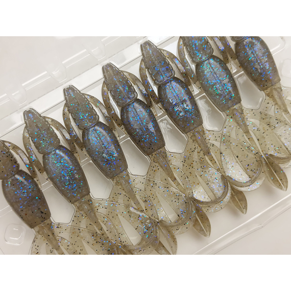 Силікон Keitech Crazy Flapper 3.6" (7 шт/упак), колір: 440 electric shad, Довжина силікону: 3.6" (9.1 см), Колір силікону: 440 Electric Shad, фото , изображение 10