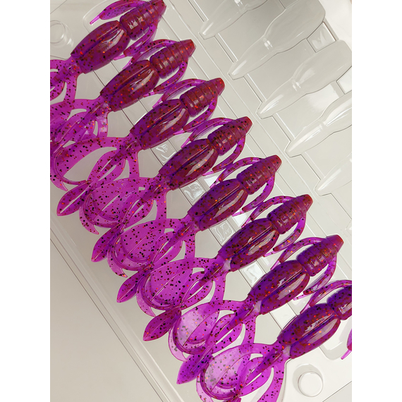 Силикон Keitech Crazy Flapper 3.6" (7 шт/уп) ц:pal#13 mistic spice, Длина силикона: 3.6" (9.1 см), Расцветка силикона: PAL#13 Mistic Spice, фото , изображение 9