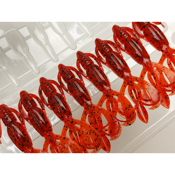 Силикон Keitech Crazy Flapper 2.8" (8 шт/упак) ц:407 delta craw, Длина силикона: 2.8" (7.1 см), Расцветка силикона: 407 Delta Craw, фото , изображение 9