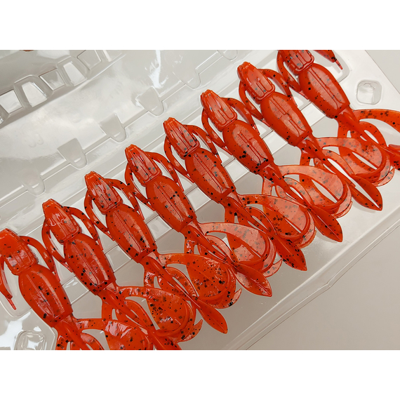 Силикон Keitech Crazy Flapper 2.8" (8 шт/упак) ц:407 delta craw, Длина силикона: 2.8" (7.1 см), Расцветка силикона: 407 Delta Craw, фото , изображение 10