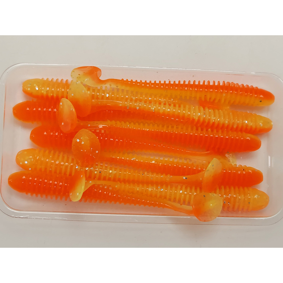 Силікон Keitech Swing Impact 3" (10 шт/упак), колір:pal#04 sun shine lemon, Довжина силікону: 3" (7.6 см), Колір силікону: PAL#04 Sun Shine Lemon, фото , изображение 5