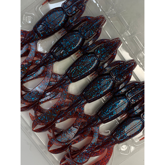 Силикон Keitech Crazy Flapper 4.4" (6 шт/упак) ц:ea#03 grape, Длина силикона: 4.4" (11.2 см), Расцветка силикона: EA#03 Grape, фото , изображение 7