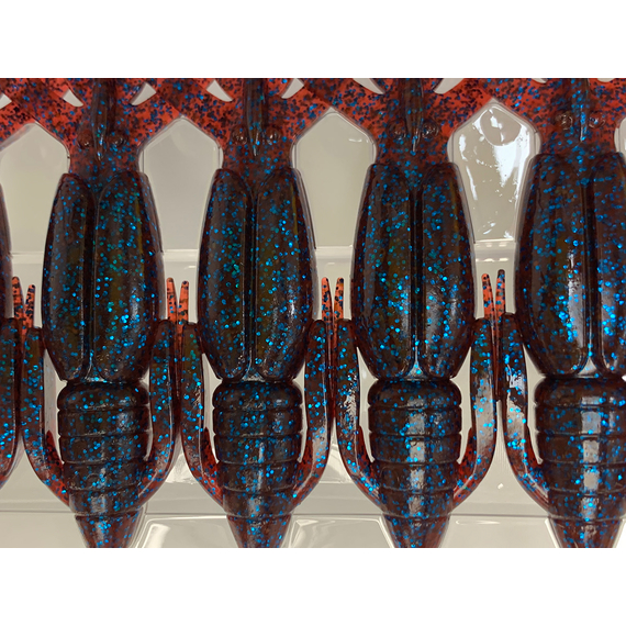 Силикон Keitech Crazy Flapper 4.4" (6 шт/упак) ц:ea#03 grape, Длина силикона: 4.4" (11.2 см), Расцветка силикона: EA#03 Grape, фото , изображение 10