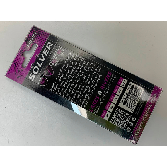 Блешня Select Solver 10.0g 71mm #09, Вага блешні: 10г, Колір блешні: 09, фото , изображение 8