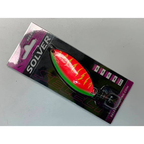 Блешня Select Solver 10.0g 71mm #09, Вага блешні: 10г, Колір блешні: 09, фото , изображение 5