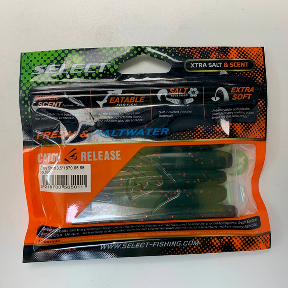 Силикон Select Easy Shad 3.5" col.085 (5 шт/упак), Длина силикона: 3.5" (8.89 см), Расцветка силикона: 085, фото , изображение 12